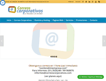 Tablet Screenshot of correoscorporativos.com